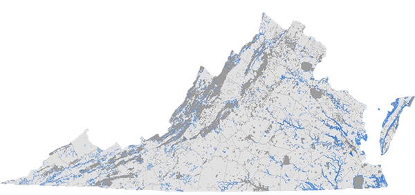 Conservar el mapa de Virginia
