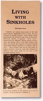 Gráfico del folleto Vivir con sumideros