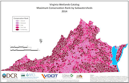 Mapa de parcelas de vegetación de VA
