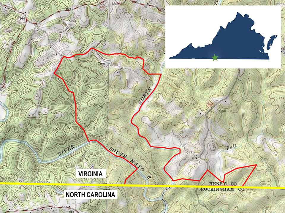 Mapa del Parque Estatal del Río Mayo