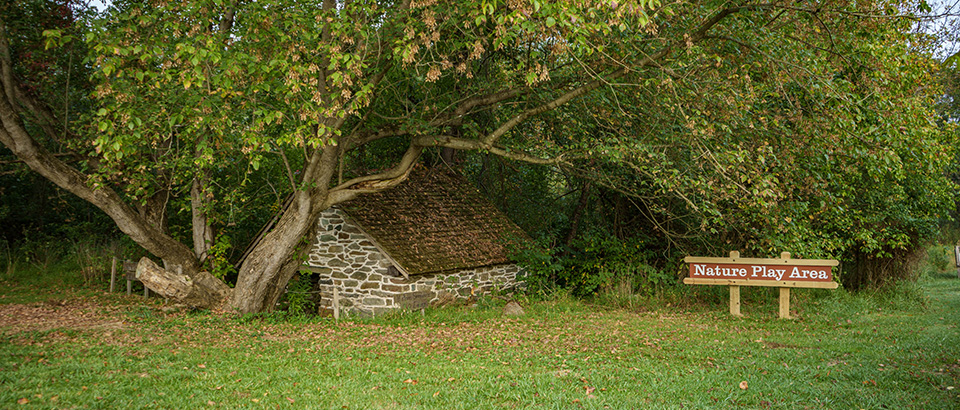 Zona de juegos en la naturaleza