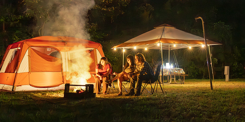 acampar en el Parque Estatal Pocahontas