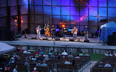 Mini festival de Bluegrass en el Parque Estatal Pocahontas